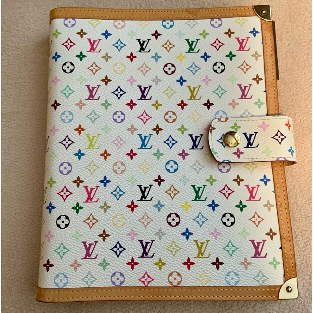 Louis Vuitton Multicolor Monogram GM Agenda Takashi Murakami Design